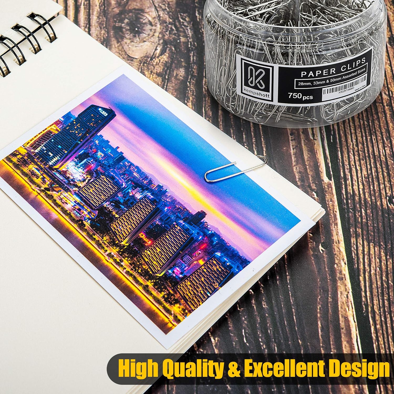 750 Paper Clips Assorted Sizes Small, Medium and Large Paper Clips for Paperwork Ideal for Home, School and Office Use (Assorted, Silver) - Image 9