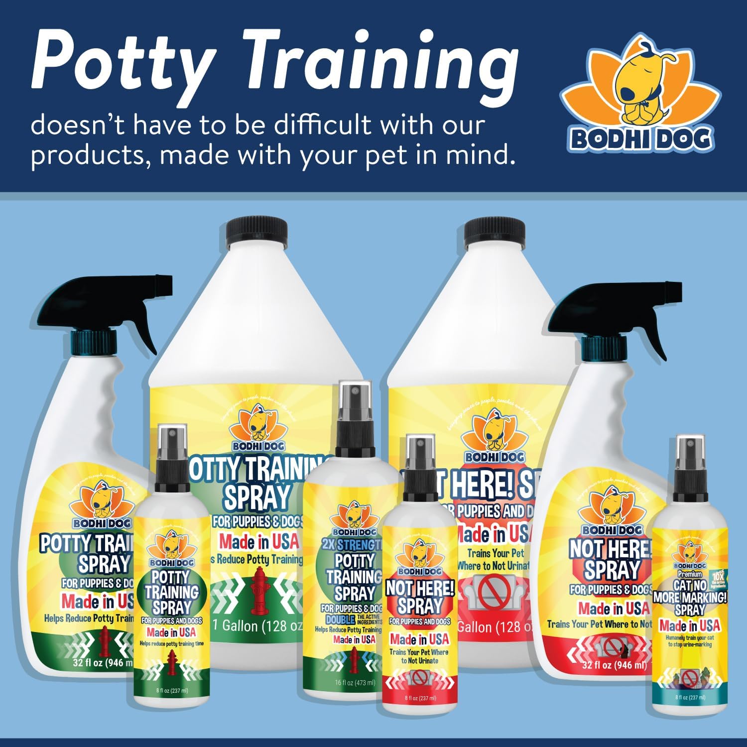 Bodhi Dog Not Here! Spray | Trains Your Pet Where Not to Urinate | Training Corrector for Puppies & Dogs | for Indoor & Outdoor Use | No More Marking | Made in The USA (8 Ounce) - Image 7