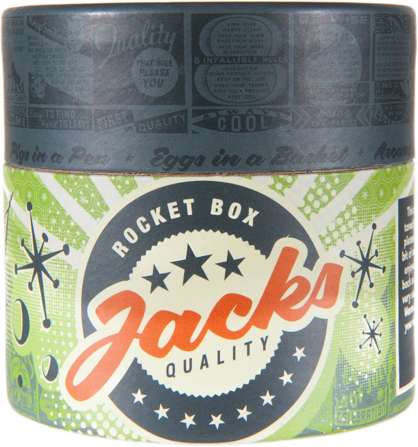 Jacks Game: Retro Toys, Vintage, Classic Games of Jacks, Gold and Silver Toned Jax, Two Red Bouncy Balls, Fun Toys for Kids and Adults of All Ages. Family Board Games Night. Travel Size. - Image 5