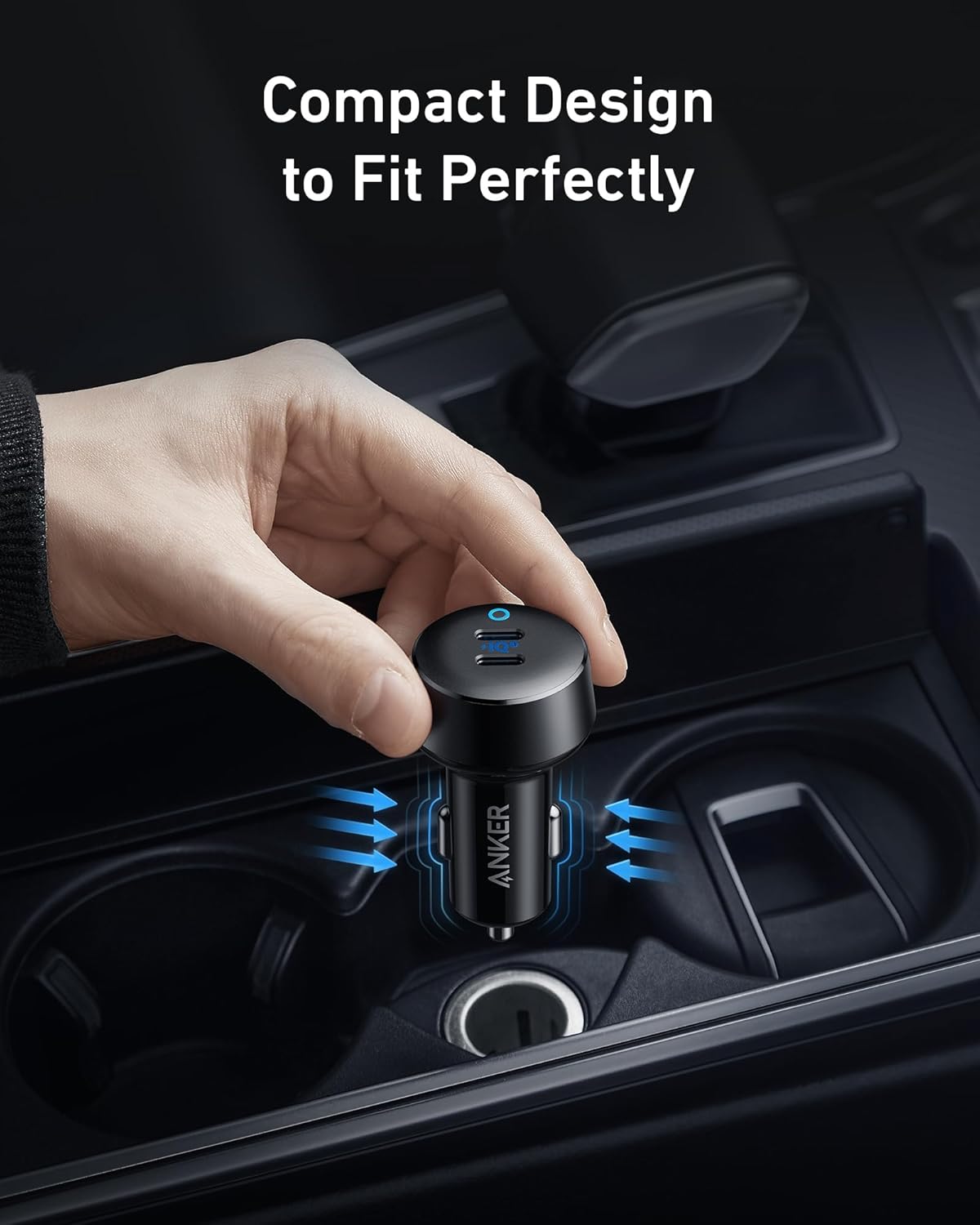 Anker USB C Car Charger, 40W 2-Port PowerIQ 3.0 Type C Adapter, iPhone 16 Car Charger, PowerDrive III Duo with Power Delivery for iPhone 16 15 14 13, Galaxy S22/S20/S10, Pixel, iPad, and More - Image 6